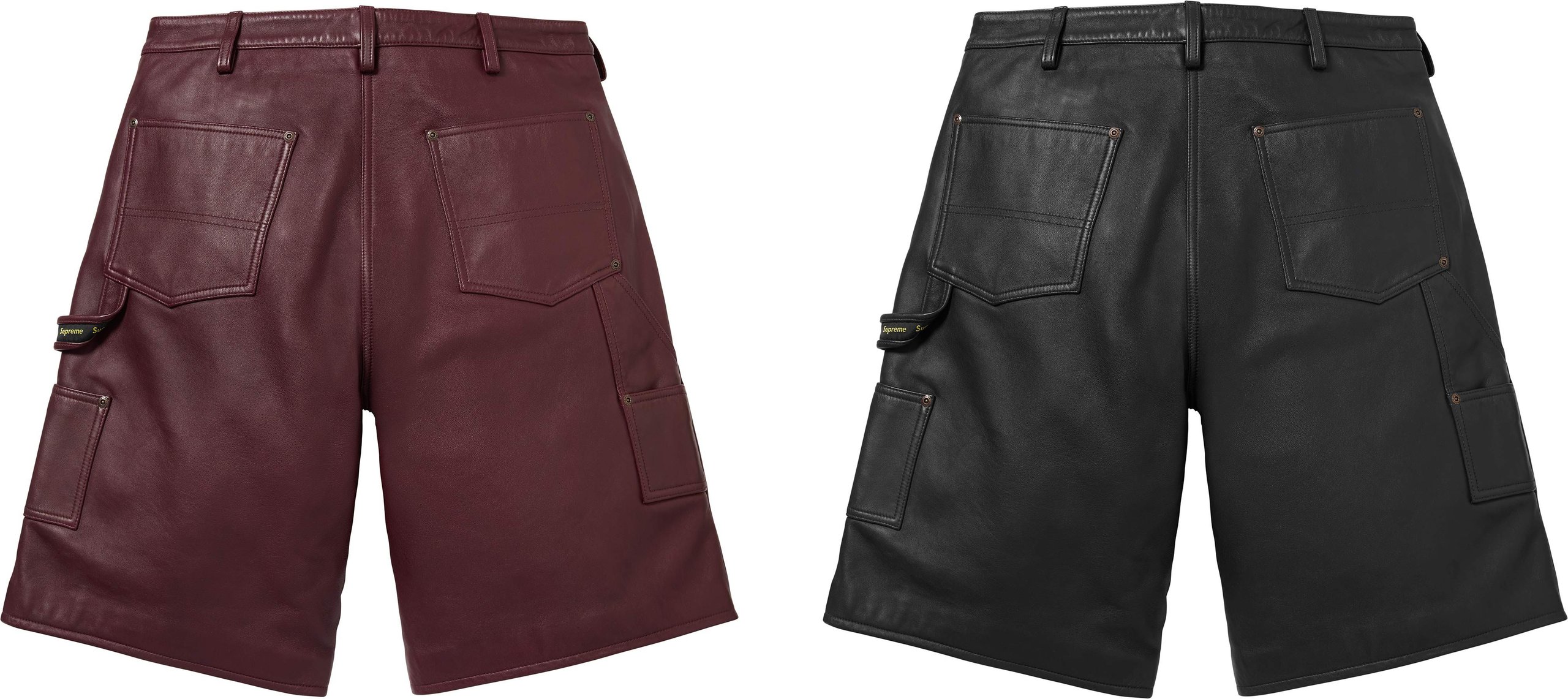 Leather Double Knee Painter Short view 2